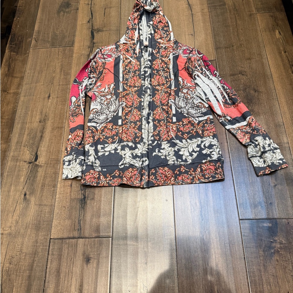 Style & Co. Multicolor Patterned Hoodie